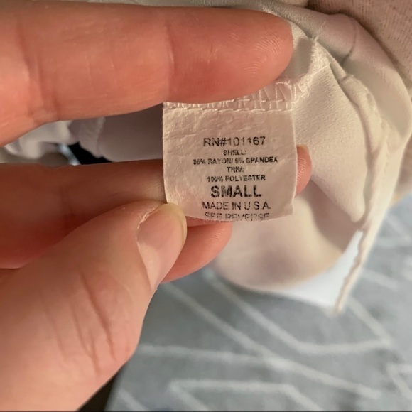 Anthropologie Pebble and Stone Nude Cream Tiered Top - Picture 7 of 8